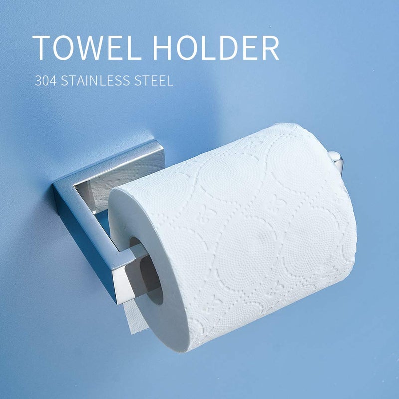 Fapully 4 Piece Bathroom Accessories Set Stainless Steel Wall Mounted,Chrome Polish Finished - Image 3